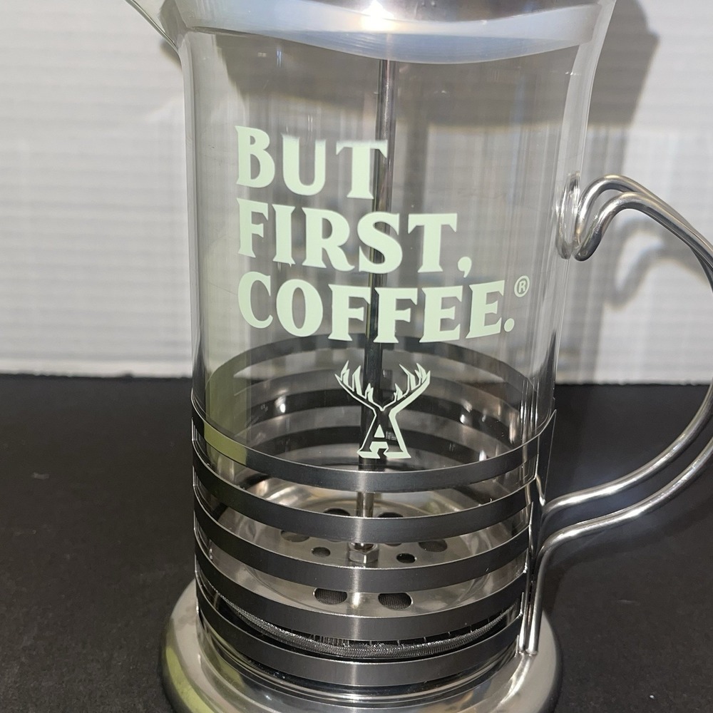 New Alfred French press coffee maker Morning Java Glassware Kitchen Home Decor